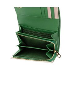 LANVIN en Bleu リュクサンブールカラー 二つ折り被せ財布