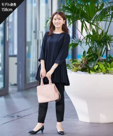 Tiaclasse 【GOLD LABEL・日本製・洗える】 カシミアタッチテーパードパンツ