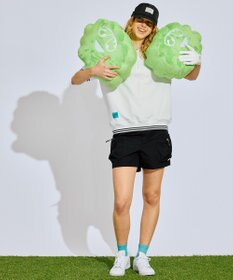 PW CIRCULUS 【WOMEN】ワッフルハーフジップポロ ゴルフウェア レディース