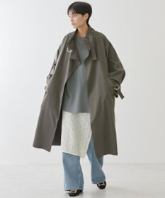 AMERICAN HOLIC スタンドカラーニュアンスロングコート