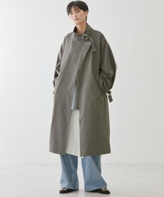 AMERICAN HOLIC スタンドカラーニュアンスロングコート
