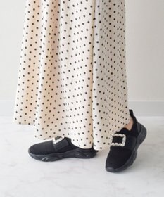 Bridget Birkin 【Bridget Birkin】ビジューバックルニットスニーカー