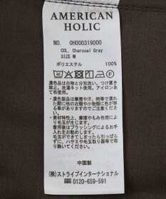 AMERICAN HOLIC スタンドカラーニュアンスロングコート