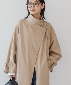 AMERICAN HOLIC スタンドカラーニュアンスロングコート