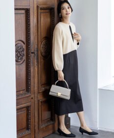 ANY SIS 【23.0cm~24.0cm】ラメローヒール パンプス