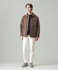 J.PRESS MEN 【WEB限定カラー有】カシミアWフェイス 3パッチ カバーオール
