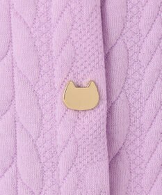 ANY KIDS ふくれジャガードカーディガン