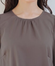 Tiaclasse 【洗える】ボリュームスリーブリボンブラウス