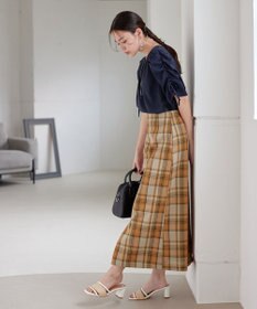 Tiaclasse 【洗える】ボリュームスリーブリボンブラウス