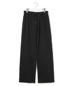 23区 【洗える】リネンレーヨンストレッチ ドロスト ワイド パンツ