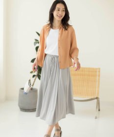 J.PRESS LADIES L ワイドリブジャージー ノースリーブ カットソー