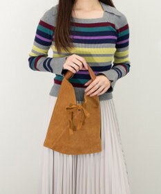 INTER-CHAUSSURES 【ANDREA CARDONE】スモールサイズスエードバッグ
