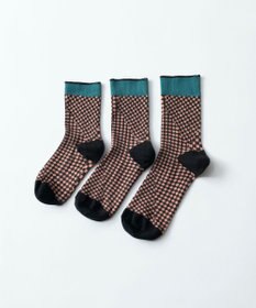 TRICOTE CHACKERD LINK SOCKS／チェッカードリンクソックス