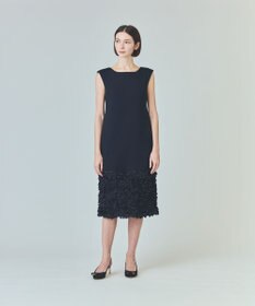 GRACE CONTINENTAL フラワーチュール切替ドレス