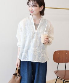 AMERICAN HOLIC スキッパーレースブラウス