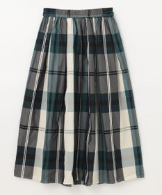 ANY 【洗濯機可能・ウエストゴム】ビックチェックスカート