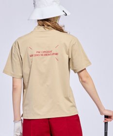 PW CIRCULUS 【WOMEN】アニマルグラフィックモックネック  ゴルフウェア レディース