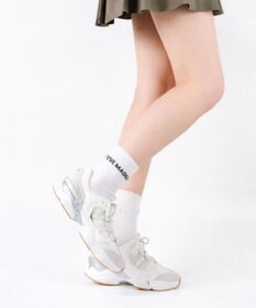 STEVE MADDEN SKYBOX ボリュームソールメタリックラインスニーカー