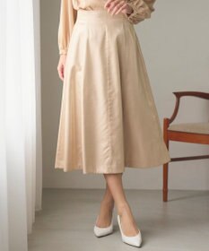 Feroux 【洗える】シャイニーフレアスカート