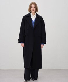 uncrave ライトメルトン ロングチェスターコート