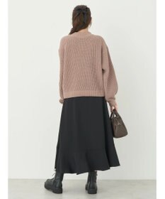 earth music&ecology マットベロアモールプルオーバー