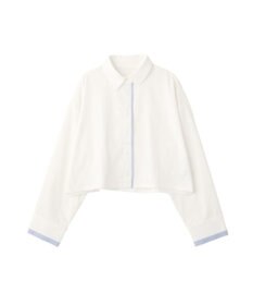 earth music&ecology パイピングショートシャツ