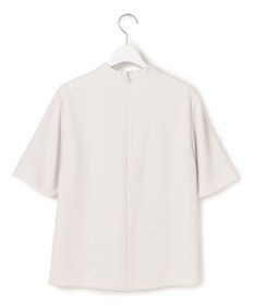 ICB L ストレッチジョーゼット ドレープデザインブラウス