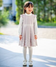 ANY KIDS スタンドカラーブラウス