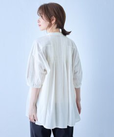 ANY ピンタックブラウス