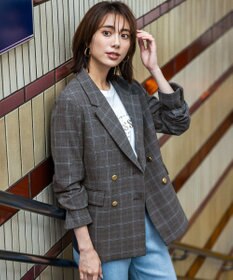 ANY SIS ビューティサーモ2WAYストレッチ テーラードジャケット