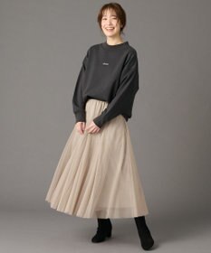 ANY 【ウエストゴム】ラメチュールキラキラスカート