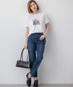 23区 L 【洗える】JANE PACKERコラボ フォトプリント Tシャツ