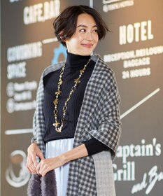 自由区 L 【洗える】カシミヤシルクブレンド タートルネックニット (検索番号:JJ47)