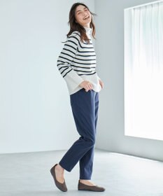 ANY 【ストレッチ/ガードル効果/裏起毛/ウエストゴム】大人の7daysウォームタッチパンツ