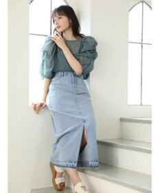 Green Parks ・ＡＮＤ　ＳＥＡＲＣＨ　シアーパワーショルダーブラウス