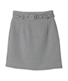 earth music&ecology チェックミニスカート