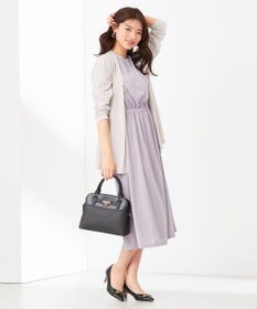 ANY SIS L 【接触冷感・吸水速乾・UVケア】エアリードレープスムース ワンピース