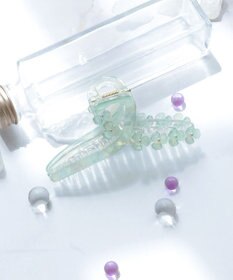 Tiaclasse フラワーモチーフクリアバンスクリップ