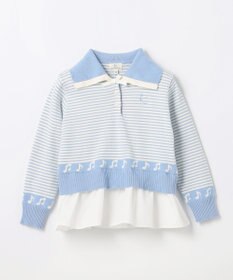 組曲 KIDS 【110-140㎝】ハーモニー ボーダートップス