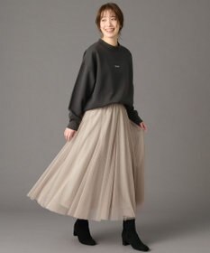 ANY 【ウエストゴム】ラメチュールキラキラスカート