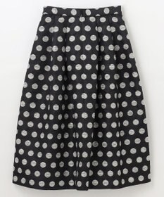 GRACE CONTINENTAL ラメドットジャガードスカート