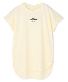 UNFILO BEAUTY FORM-T cotton ロゴ フレンチスリーブ Tシャツ