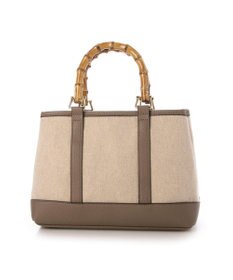 UNBILLION カシュカシュ cachecache / バンブーハンドルエルガリー2wayトート