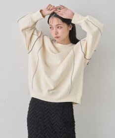 earth music&ecology 配色ルーズチュニック