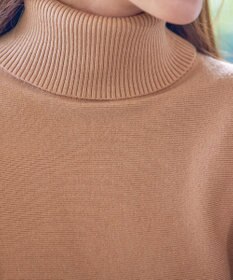 Tiaclasse L 【洗える】配色ドルマンニットチュニック