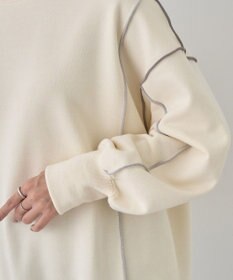 earth music&ecology 配色ルーズチュニック