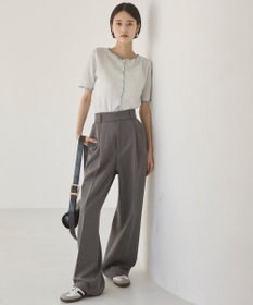 WEGO 【ANGIE VINTAGE】シアーボーダーメロウトップス