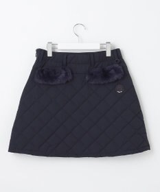 23区GOLF レディな防寒アイテム【WOMEN】ダイヤキルト 中綿スカート 保温性◎寒い朝に最適