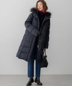 23区 S 【洗える】ウールカシミヤ コンビカラー オフタートル ニット