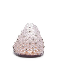 STEVE MADDEN GROVE-Rクリアメッシュフラットシューズ